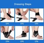 Adjustable Compression Ankle Brace — Sports Injury Support